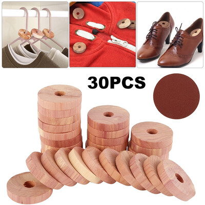 

30pcs Cedar Wood Moth Repellent Anti Moth Repellent Cedar Blocks Clothes Protection