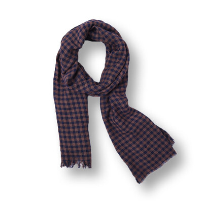 

Children Boys Girls Scarf Cotton Liner Plaid Print Scarf Simple Concise Warm Winter Scarf