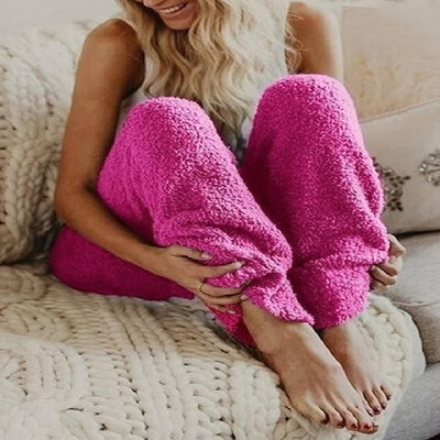 

Warmth Pure Color Plush Long Pant
