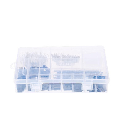 

775PCS 254mm PCB Jumper Wire Pin Header Connector 10Row 40Pin Box Packaging Kit&Female Male Crimp Pins Electronic Components