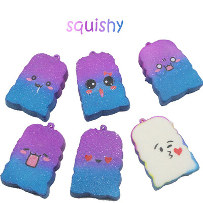 

YIWULAFlexible Galaxy Toast Slow Rising Cartoon Cream Scented Stress Relief Toys