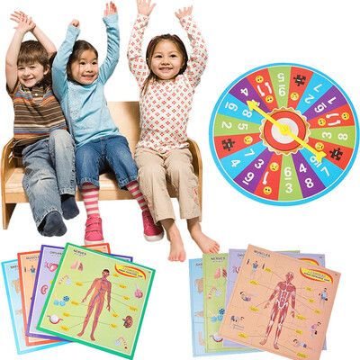 

Siaonvr Human Body Puzzle Toys Body Structure Intelligence Training Plaything for Kids