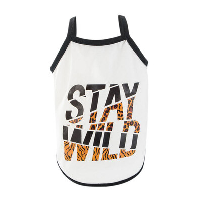 

Summer Thin Leopard Print puppy dog t shirt 2019new arrival cheap breathable cotton Pet dog Clothes Fit for all dog vest