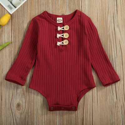 

Newborn Baby Girl Boy Long Sleeve Romper Jumpsuit Bodysuit One-pieces Clothes