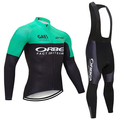 

Cycling jersey 2018 pro team ORBEA winter thermal fleece cycling clothing set ropa ciclismo invierno bike jersey bib pants kit