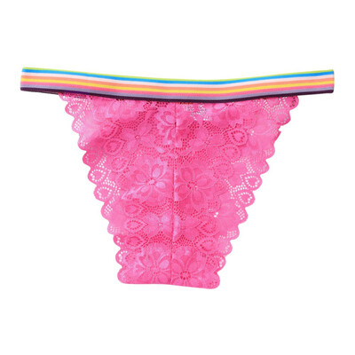 

Lace Lady Panties Low-Rise Womens Sexy Seamless Cotton Breathable Hollow Briefs Solid Candy Color Girl Underwear