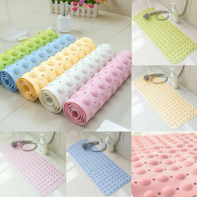 

US STOCK Large Non Slip Shower Mat with Drain Holes Door Bathtub Bath Shower Mat