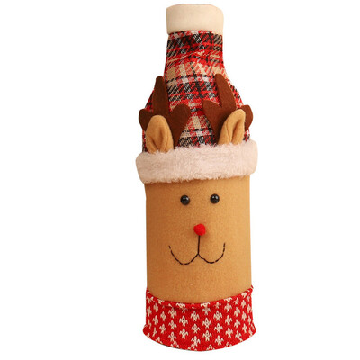 

Gobestart Christmas Decorations Sweater Bottles Sets Clothes Bottle Dress Up