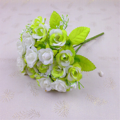 

Beautiful Decorative Flowers 1 Bouquet 21 Head Artifical Fake Rose Wedding Party Home Decor Silk Flower Decorative Flowers