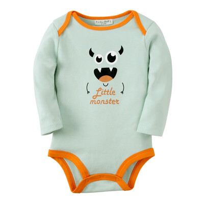 

Autumn Infant Baby Boy Bodysuit 6M-24M Long Sleeve Cartoon Print Kids Jumpsuit 6 Colors Hot Newborn Toddle Baby Boy Bodysuit