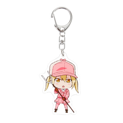 

Fat Bear Anime Cells at Work Cute Acrylic Keychain Phone Strap Charm