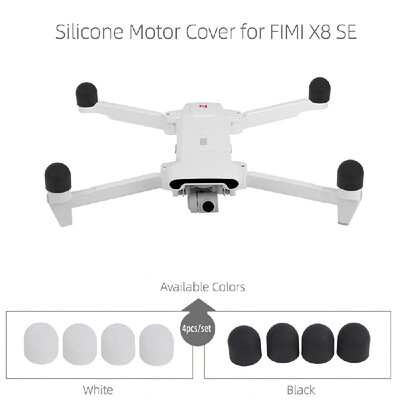

4Pcs Motor Protective Cover Silicone Guard Cap Motor Protector Cover for FIMI X8 SE Drone Accessories