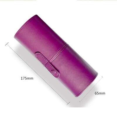 

PU Leather Cosmetic Brushes Pen Holder Storage Empty Makeup Brush Organizer Rangement Maquillage Tools
