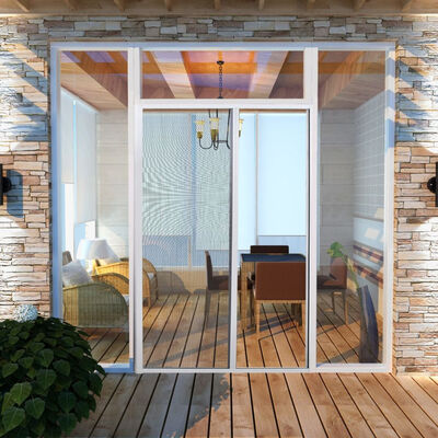 

White Sliding Insect Screen for Doors 472"x846
