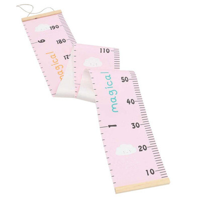 

Wooden Wall Hanging Baby Child Kids Growth Chart Height Measure Ruler Wall Sticker for Kids Children Room Home Decoration Props
