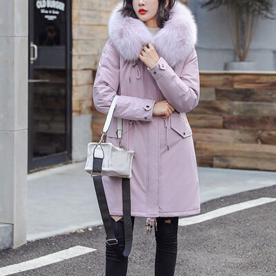 

Toponeto Women Casual Thick Long Sleeve Hooded Coat Winter Jacket Cotton Clothes