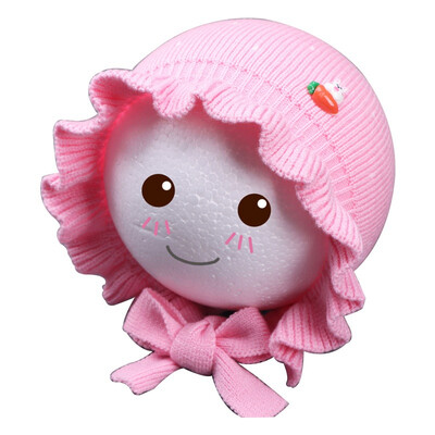 

Hat Wool Girls Cartoon Five-Star Big Hair Ball Earmuffs For Baby 6 Months To 3 Years Old
