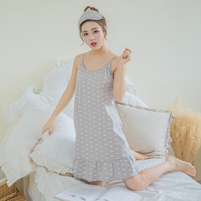 

Robe Sexy Milk Slik Nightdress Camisole Cute Women Deep V-neck Sleeveless Night Gown Nightgown Lingerie