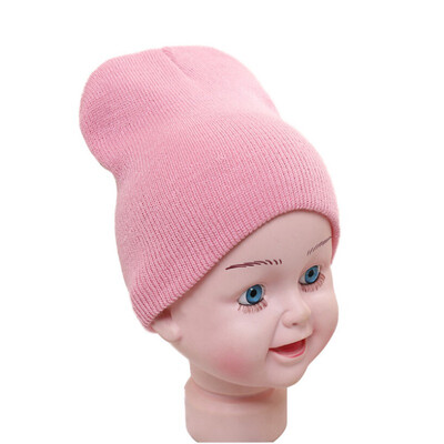 

Kids Hat Winter Warm Baby Hat Knitted Boy Girl Kids Toddler Infant Cap Beanie Candy Color
