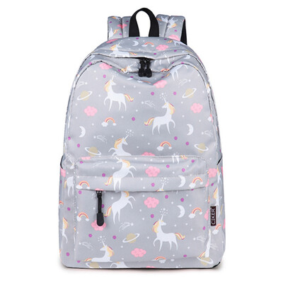 

Large Capacity Backpack Cute Unicorn Printed Travel Luggage Rucksack for Kids Boys Girls