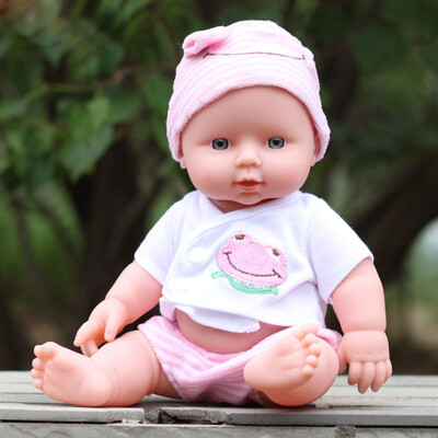

Gobestart Baby Emulated Doll Soft Children Reborn Baby Doll Toys Boy Girl Birthday Gift PK