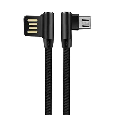 

New Micro USB Data Synchro Fast Charging Cable 90 Degree Right Angle for Iphone X 8 7 7s 7Plus 6 6s 5 5s 4 for IOS Andorid&Typ