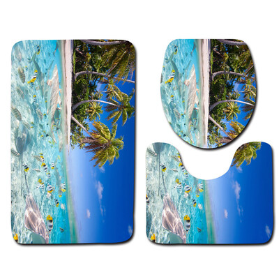 

〖Follure〗3pcs Non-Slip Bath Mat Bathroom Kitchen Carpet Doormats Decor