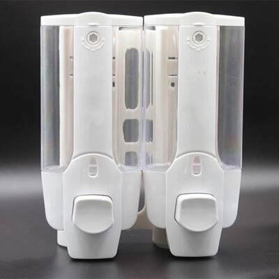 

〖Follure〗700ML Dual Head Wall Mount Shower Bath Washing Lotion Soap Shampoo Dispenser