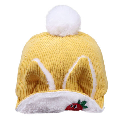

Baby Girl Hat Rabbit Ear Hat Cartoon Cute Baby Hats For Girls Cotton Bow Knot Children\\\s Cap Toddler Kids Hats