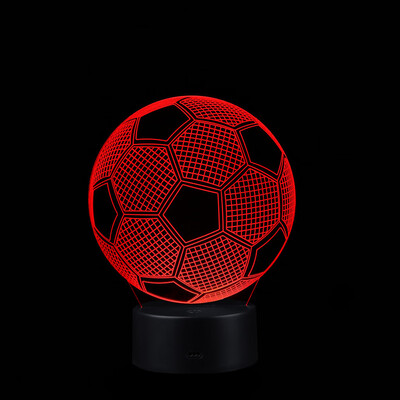 

〖Follure〗Football LED 3D Illuminated Lamp Optical Desk Night Light With 7 Color Changing