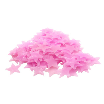 

JPGIF 30PC Kids Bedroom Fluorescent Glow In The Dark Snowflake Wall Stickers
