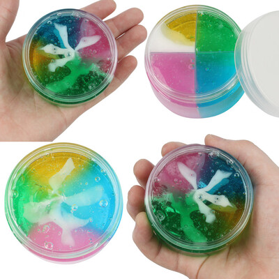 

〖Follure〗Beautiful Color Mixing Cloud Slime Putty Scented Stress Kids Clay Toy