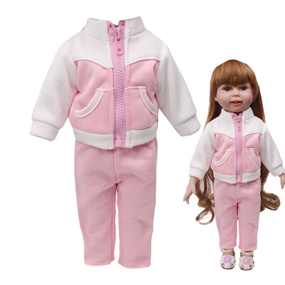 

YIWULAFashion Sportswear Set For 18 Inch American Doll Clothes Accessory Girls Toy