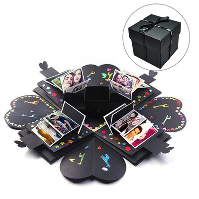 

Explosion Box DIY Handmade Photo Album Romantic Boyfriend Girlfriend Love Gift