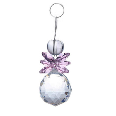 

Gobestart Suncatcher 30mm Crystal Ball Window Hanging Decoration Pink Ornament Rainbow