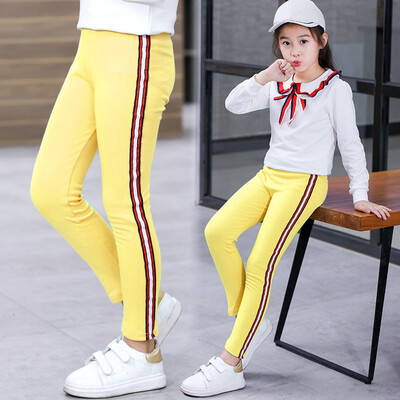 

Kids Girl Pants New Fashion Sports Leggings for Girls Solid Color Pencil Pants Kids Leggings Pants Kids Sport Trousers Outwear