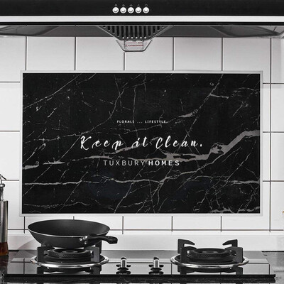 

Kitchen Self-adhesive High Temperature Anti-oil Stickers Household Waterproof Aluminum Foil Kitchen Cupboard Sticker Decoration