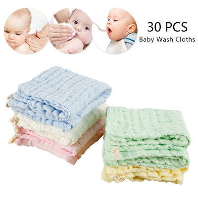 

102030pcs Newborn Baby Face Hand Towel Cotton Gauze Baby Wash Cloth Saliva Towel Bibs Toddler Feeding Bibs