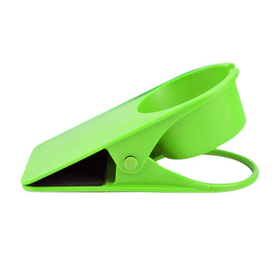 

Home Office Metal Desk Table Side Cup Stand Clip Huge Clips with Drink Cup Bottle Holder