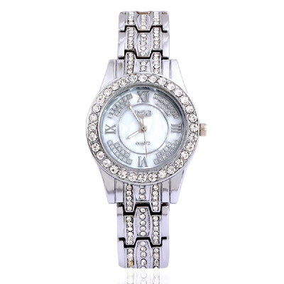 

Luxury Rhinestone Bracelet Watch Women Diamond Fashion Ladies Dress Watch Brand Stainless Steel Crystal Wristwatch Clock