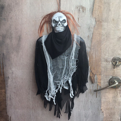 

Halloween Horror Electric Hanging Ghost Creepy Skeleton Bar Haunted House 5 Models Decoration Props