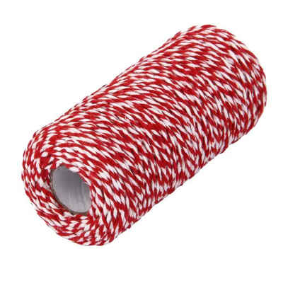 

100mRoll 2Ply Cotton Bakers Twine String DIY Handmade Colored-twisted Cord Gift Box Decoration Craft Rope