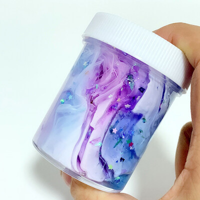 

〖Follure〗Non-Toxic Clear Slime Beautiful Color Mixing Cloud Slime Kids Relief Stress Toys