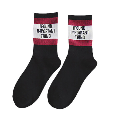

kpop Ulzzang Hip Hop Socks Men Women Streetwear Skateboardocks In The Tube Harajuku Fashion Ankle Socks
