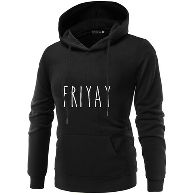 

Friyay Sweatshirt Unisex Shirt Friday Long Sleeve Pullover Hoodie Fri-Yay Thank God It Friday