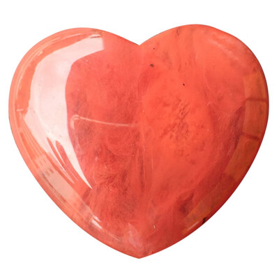 

Pure Natural Watermelon Red Peach Heart Ornament Quartz Love Heart Shaped Striped Agate Heart Shaped Stone