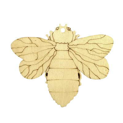 

Gobestart DIY Painted Wood Chip Flowers & Insects Shapes Hanging Pendant Home Decor Gifts