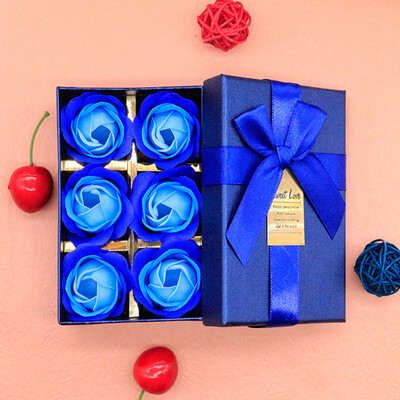 

Toponeto Scented Bath Body Petal Rose Flower Soap Wedding Decoration Gift Best 6pc