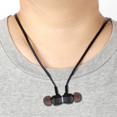 

Bluetooth 41 Headphones Outdoor Sport Headsets Stereo Music Earphone Magnetic Suction TF Card Solt Built-in Microphone In-line Co