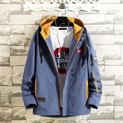 

Toponeto Mens Autumn Winter Long Sleeve Hooded Outwear Tops Blouse Loose Jacket
